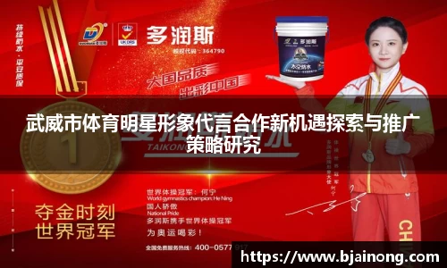 武威市体育明星形象代言合作新机遇探索与推广策略研究